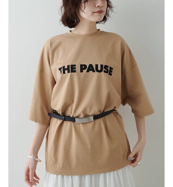 THE PAUSE「【THE PAUSE】THE PAUSE ビッグTEE」|Tシャツ・カットソー|