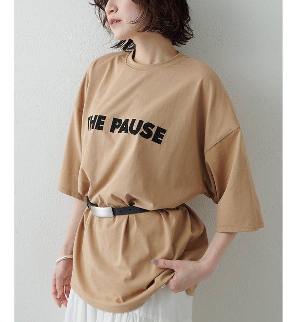 THE PAUSE「【THE PAUSE】THE PAUSE ビッグTEE」|Tシャツ・カットソー|