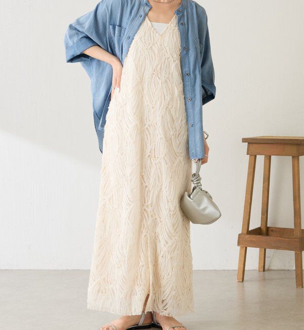  「【人気アイテムがサイズ展開を増やして再販！】バテンレースワンピース」|ワンピース|