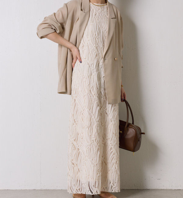  「【人気アイテムがサイズ展開を増やして再販！】バテンレースワンピース」|ワンピース|