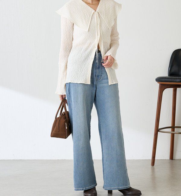  「ビッグカラーカーディガン」|Tシャツ・カットソー|