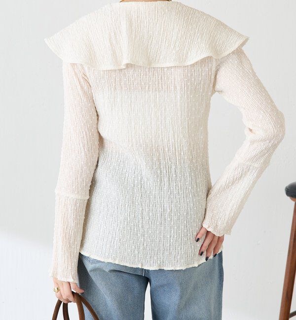  「ビッグカラーカーディガン」|Tシャツ・カットソー|