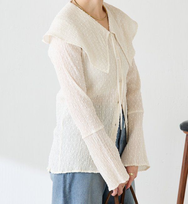  「ビッグカラーカーディガン」|Tシャツ・カットソー|