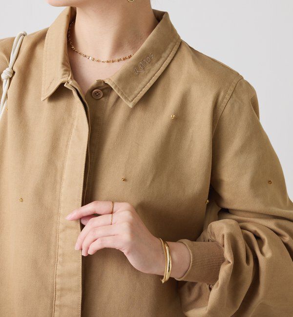  「Q.anos 2WAYデニムシャツ」|シャツ・ブラウス|