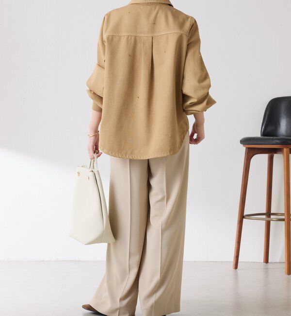  「Q.anos 2WAYデニムシャツ」|シャツ・ブラウス|