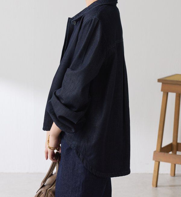  「Q.anos 2WAYデニムシャツ」|シャツ・ブラウス|