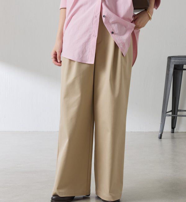  「タックワイドチノパンツ」|チノ|