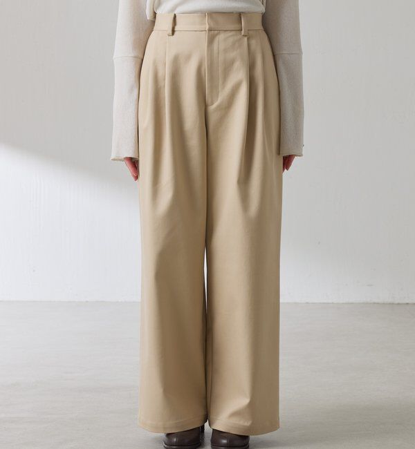  「タックワイドチノパンツ」|チノ|
