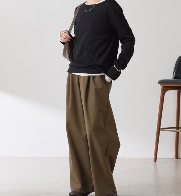  「タックワイドチノパンツ」|チノ|