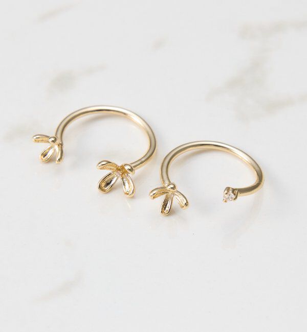  「【PAPILLONNER/パピヨネ】フラワー2SETリング」|リング|