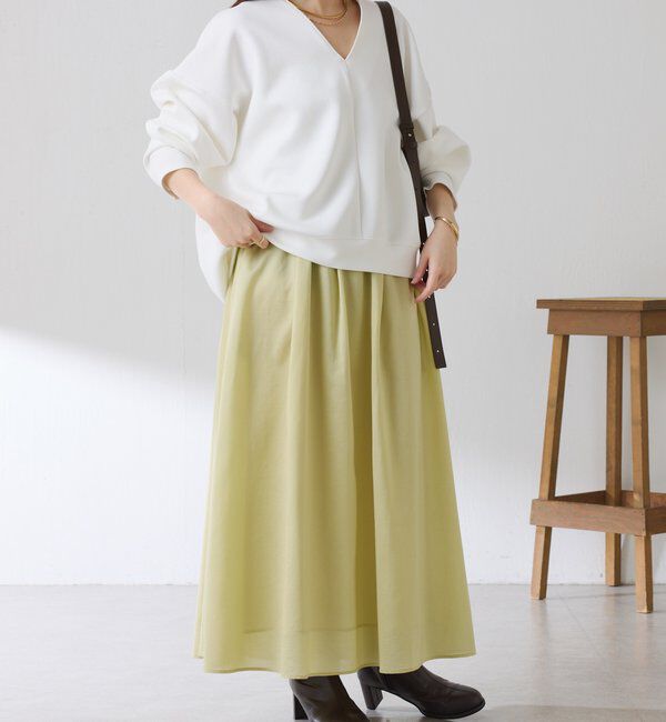  「タックフレアーシアースカート」|スカート|