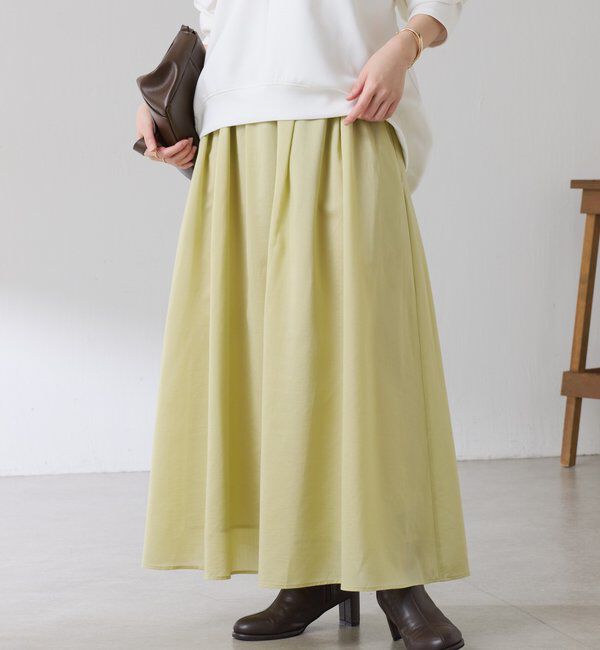  「タックフレアーシアースカート」|スカート|