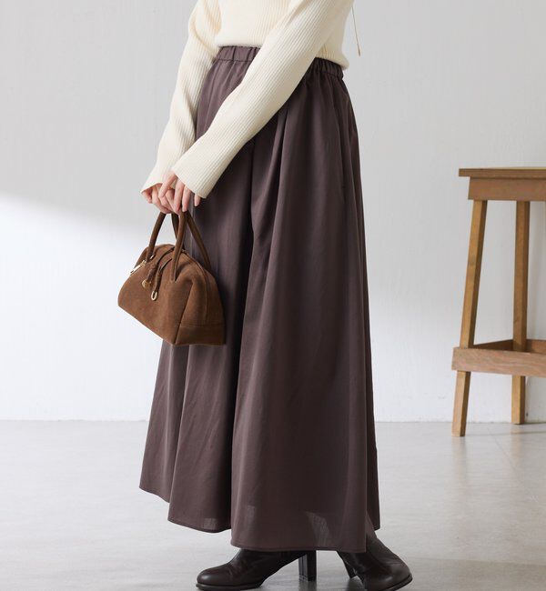  「タックフレアーシアースカート」|スカート|