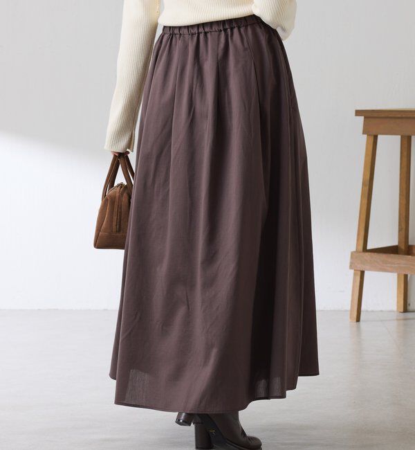  「タックフレアーシアースカート」|スカート|