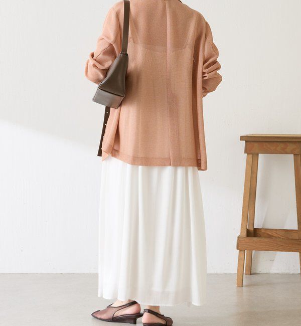  「【夏にも着られる/2サイズ展開】メッシュダブルジャケット」|テーラードジャケット|