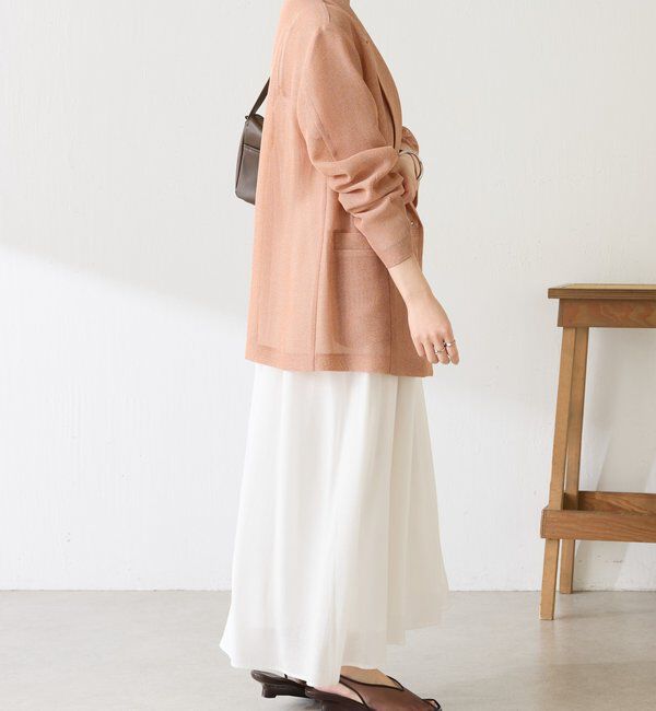  「【夏にも着られる/2サイズ展開】メッシュダブルジャケット」|テーラードジャケット|