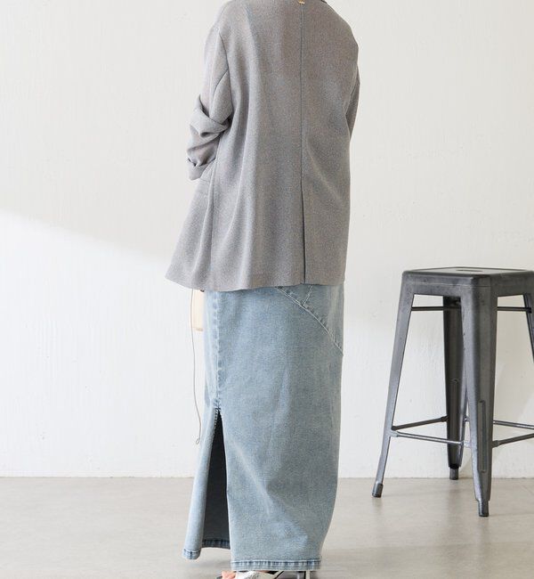  「【夏にも着られる/2サイズ展開】メッシュダブルジャケット」|テーラードジャケット|