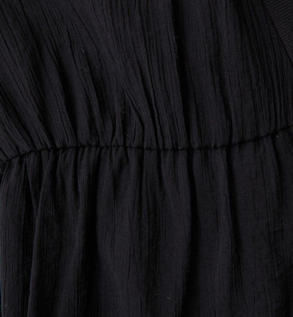  「《1枚で着映える》ギャザー切替シアーシャツカーディガン」|カーディガン|