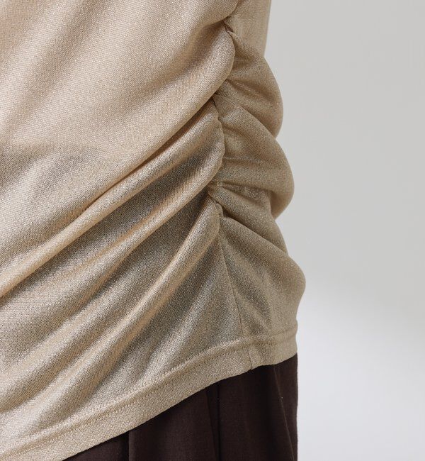  「サイドギャザーカーディガン」|カーディガン|