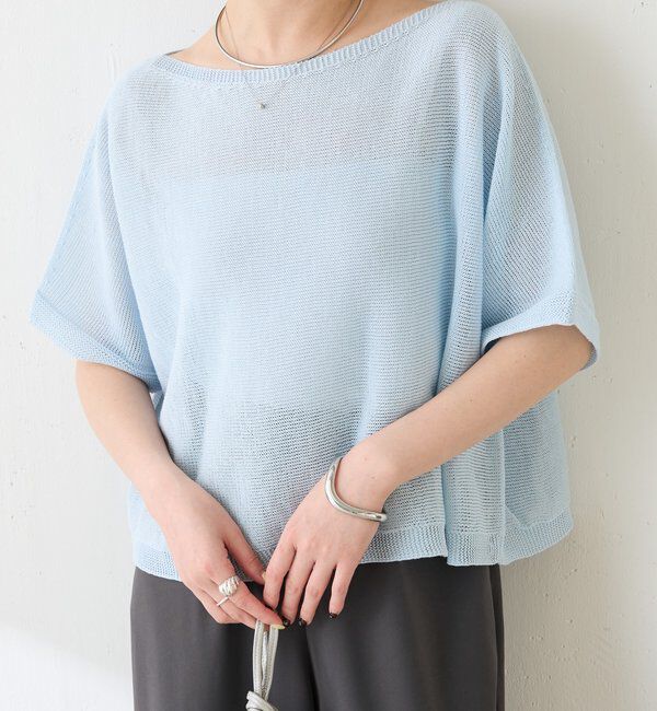  「シャーリーカーンハーフスリーブニット」|ニット・セーター|