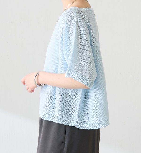  「シャーリーカーンハーフスリーブニット」|ニット・セーター|