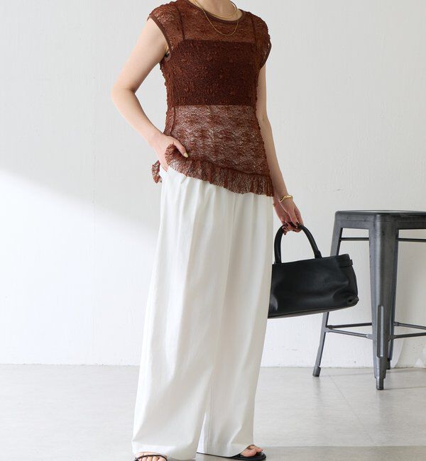  「レースフレンチカットソー」|Tシャツ・カットソー|