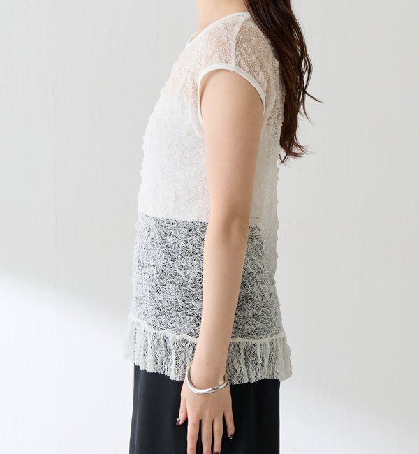  「レースフレンチカットソー」|Tシャツ・カットソー|