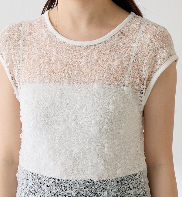  「レースフレンチカットソー」|Tシャツ・カットソー|