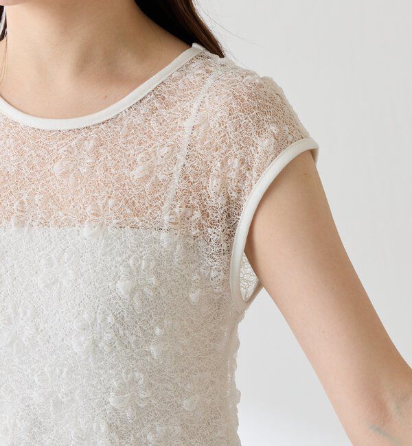  「レースフレンチカットソー」|Tシャツ・カットソー|
