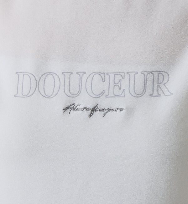  「【袖をアレンジできる】袖アレンジジョーゼットロゴTシャツ」|Tシャツ・カットソー|