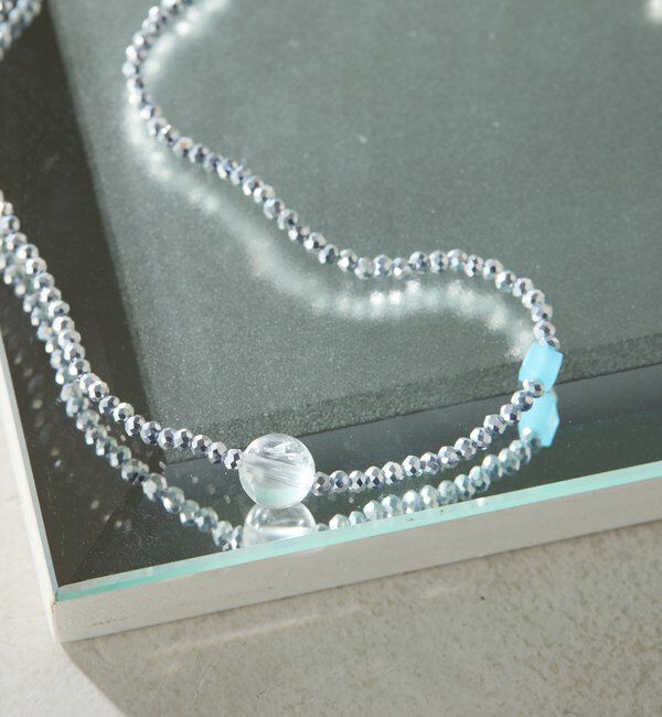  「【PAPILLONNER/パピヨネ】シャイニービーズネックレス」|ネックレス|