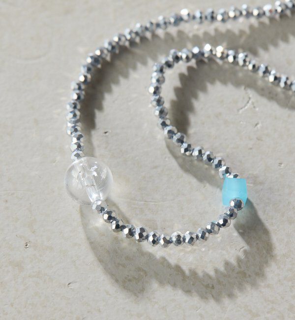  「【PAPILLONNER/パピヨネ】シャイニービーズネックレス」|ネックレス|