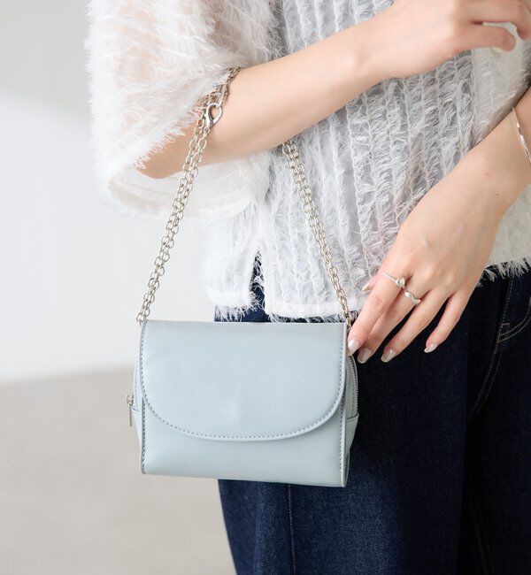  「【PAPILLONNER/パピヨネ】ウォレットチェーンショルダーバッグ」|トートバッグ|スカイブルー