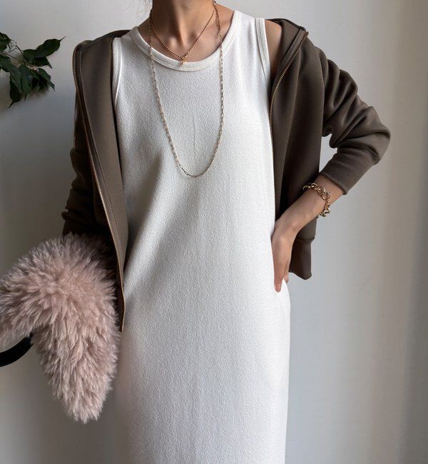  「【全骨格細見え】ブークレーダンボールタンクワンピース」|ワンピース|