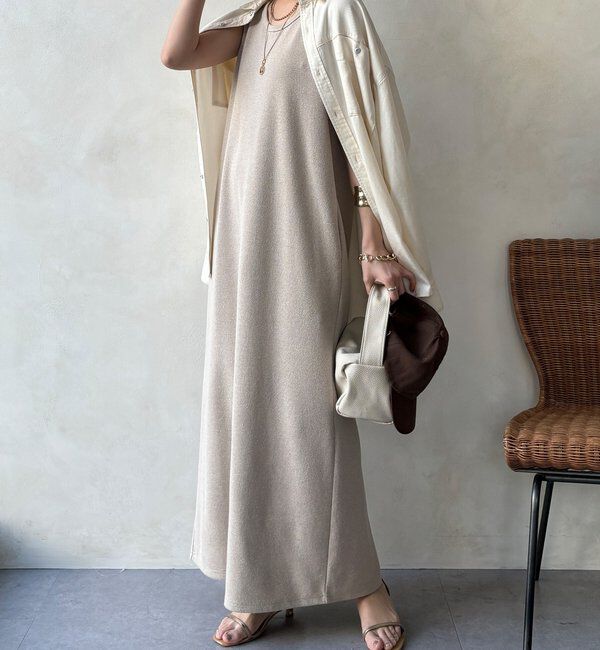  「【全骨格細見え】ブークレーダンボールタンクワンピース」|ワンピース|