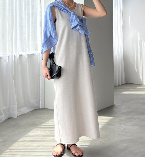  「【全骨格細見え】ブークレーダンボールタンクワンピース」|ワンピース|