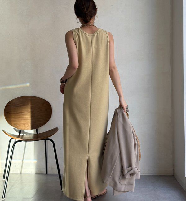  「【全骨格細見え】ブークレーダンボールタンクワンピース」|ワンピース|