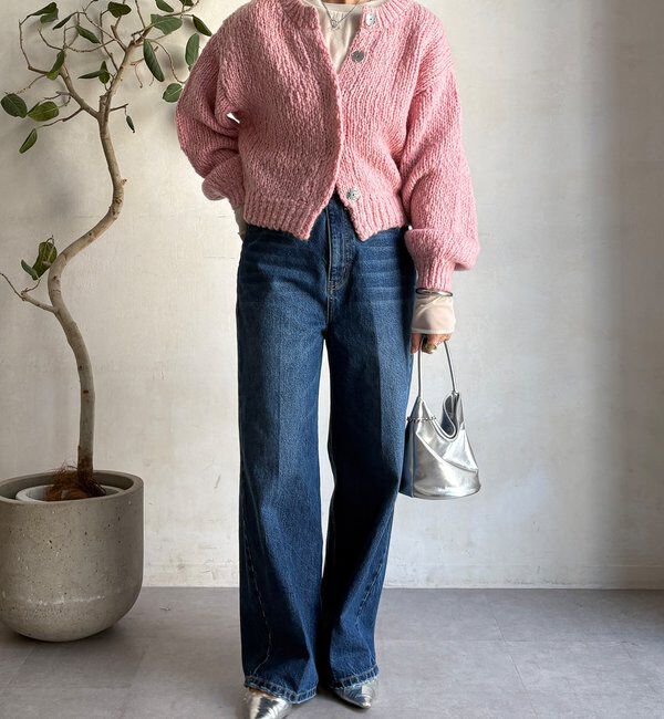  「ローゲージニットカーディガン」|カーディガン|