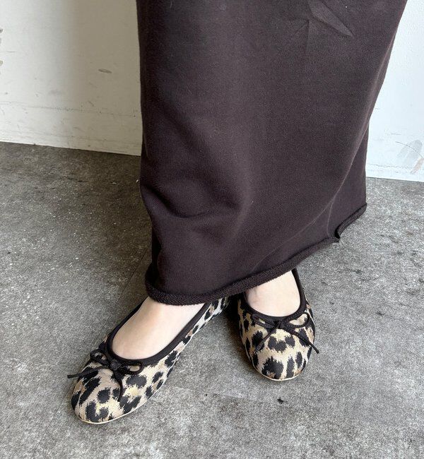  「ラウンドフラットパンプス」|その他|ベージュ