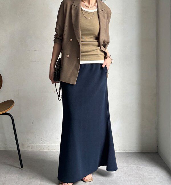  「【セットアップ可能】マーメイドカットフレアスカート」|スカート|