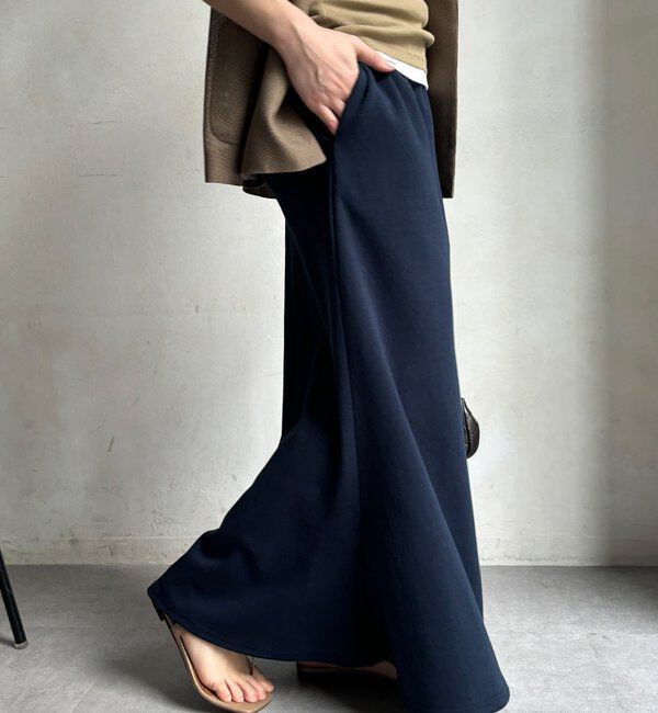  「【セットアップ可能】マーメイドカットフレアスカート」|スカート|