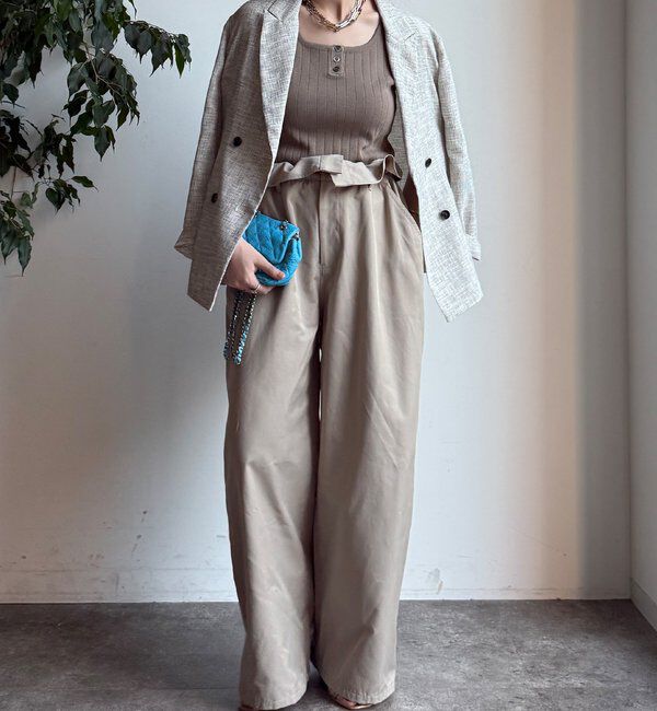  「シアーツイードダブルジャケット」|テーラードジャケット|