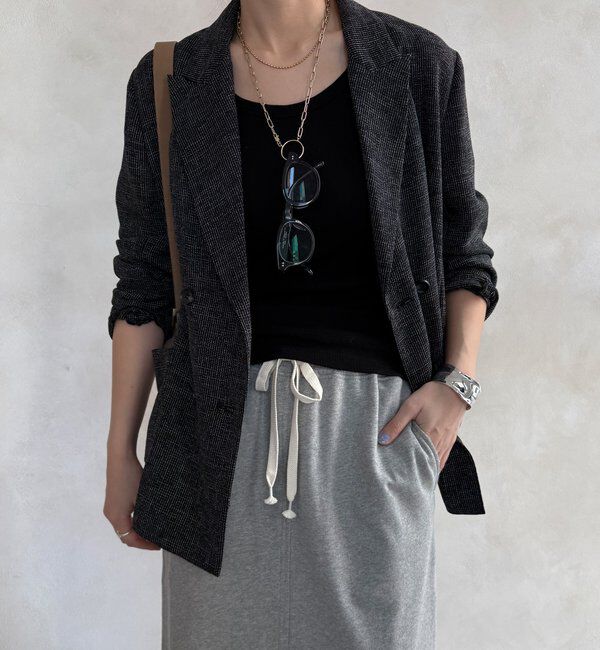  「シアーツイードダブルジャケット」|テーラードジャケット|