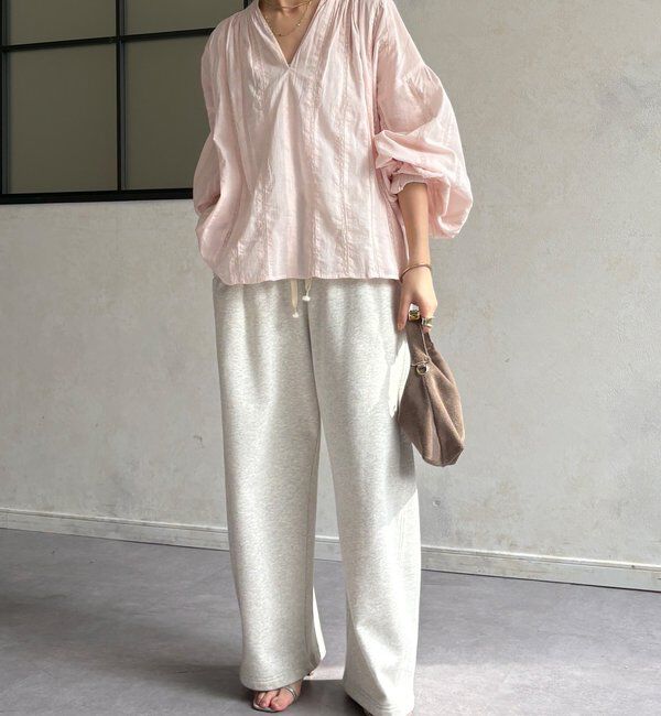  「インドレーススキッパーブラウス」|シャツ・ブラウス|