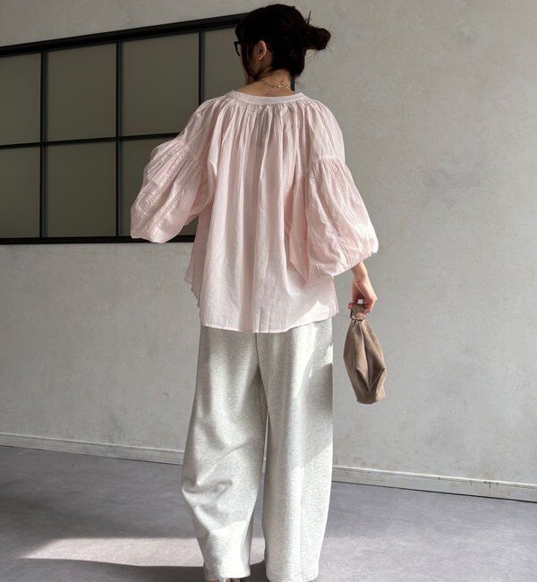  「インドレーススキッパーブラウス」|シャツ・ブラウス|