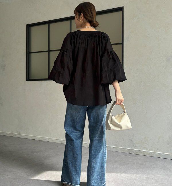  「インドレーススキッパーブラウス」|シャツ・ブラウス|