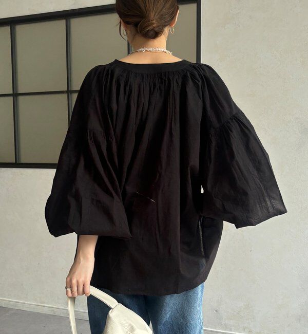  「インドレーススキッパーブラウス」|シャツ・ブラウス|