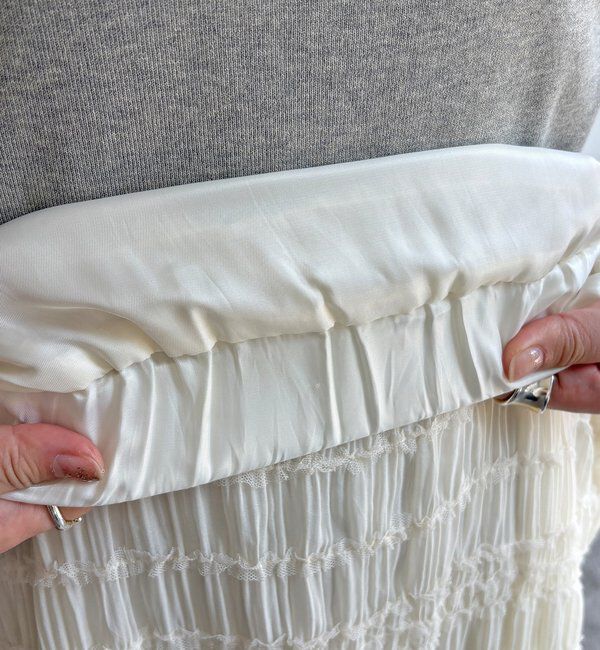  「プリーツギャザースカート」|スカート|