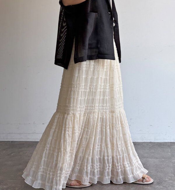  「プリーツギャザースカート」|スカート|