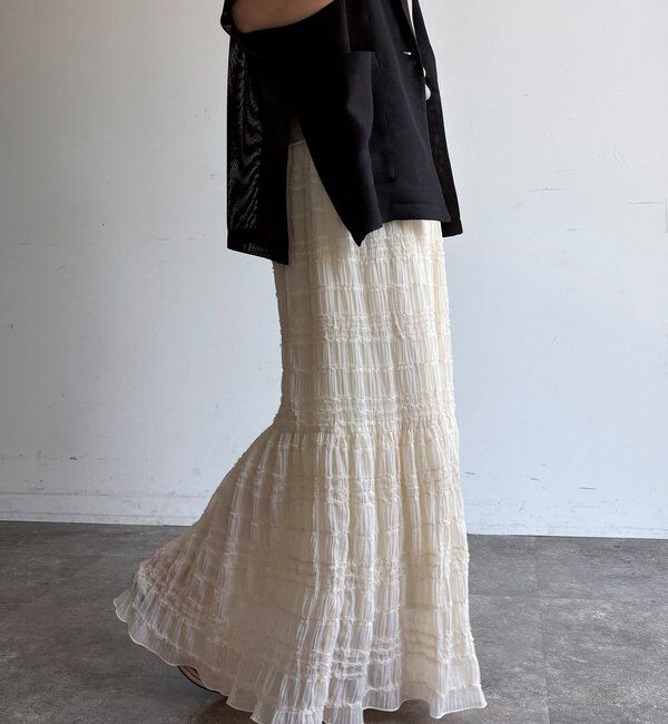  「プリーツギャザースカート」|スカート|